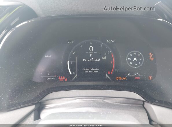 2T2BAMCA3SC123510 2025 LEXUS RX 350 White Widok tylnych siedzeń