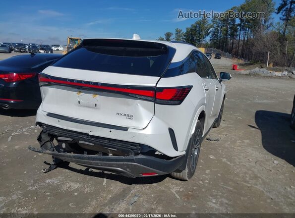 2T2BAMCA7PC025474 2023 LEXUS RX 350 White Задня права чверть
