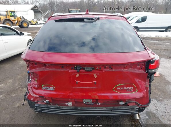 2T2BAMCAXRC040389 2024 LEXUS RX 350 Red Դիմացի տեսք