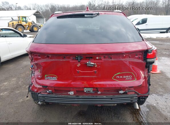 2T2BAMCAXRC040389 2024 LEXUS RX 350 Red 