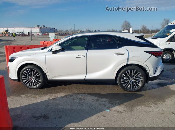 2T2BAMCAXSC121172 2025 LEXUS RX 350 White Widok wnętrza z tyłu