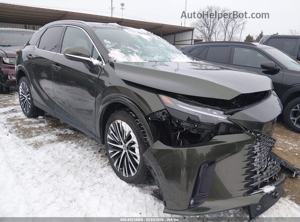 2T2BAMCAXTC129208 2026 LEXUS RX 350 Зеленый Передняя правая четверть