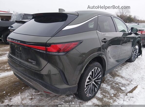 2T2BAMCAXTC129208 2026 LEXUS RX 350 Зеленый Задняя правая четверть