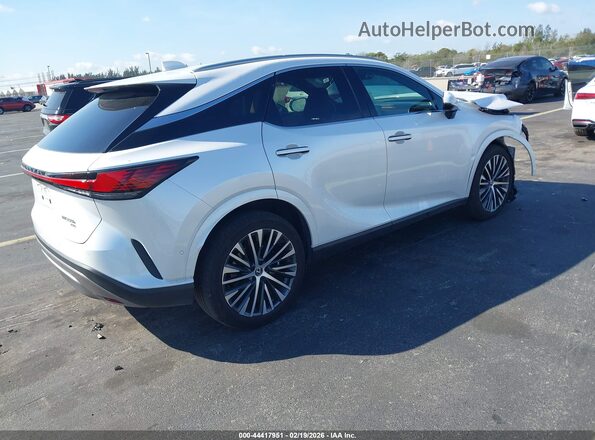 2T2BBMCA0RC058526 2024 LEXUS RX 350H Белый Задняя правая четверть