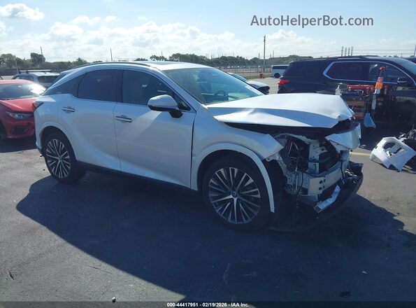 2T2BBMCA0RC058526 2024 LEXUS RX 350H Белый Передняя правая четверть