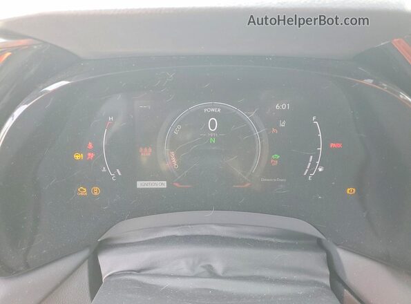 2T2BBMCA2PC015366 2023 LEXUS RX White ხელსაწყოთა პანელის ხედი