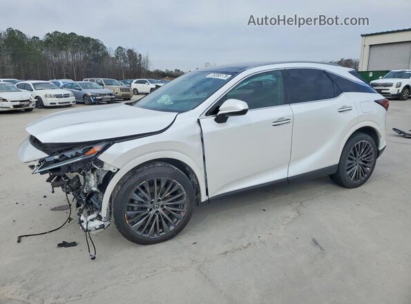 2T2BBMCA2PC015366 2023 LEXUS RX White წინა მარცხენა ხედი სამი მეოთხედიდან