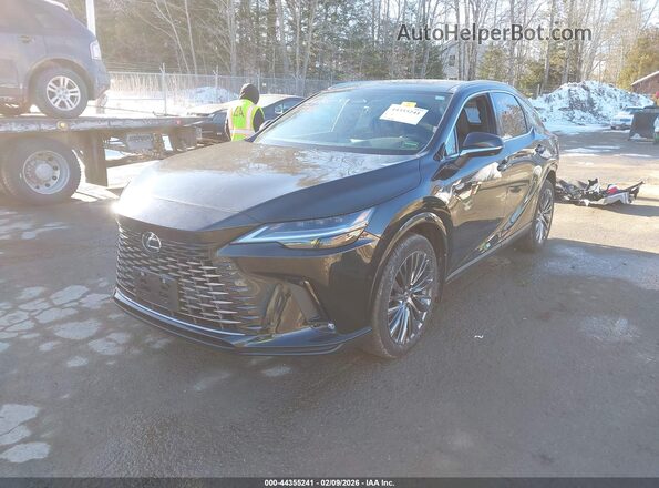 2T2BBMCA2SC091324 2025 LEXUS RX 350H Черный Передняя левая четверть