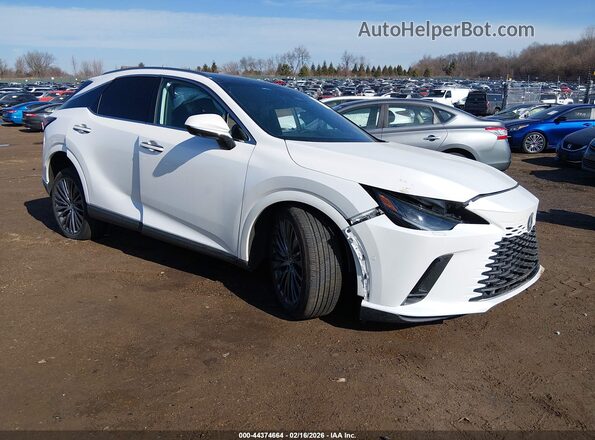2T2BBMCA3RC053840 2024 LEXUS RX 350H Белый Передняя правая четверть