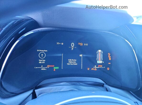 2T2BBMCA3SC089680 2025 LEXUS RX Белый Вид щитка приборов