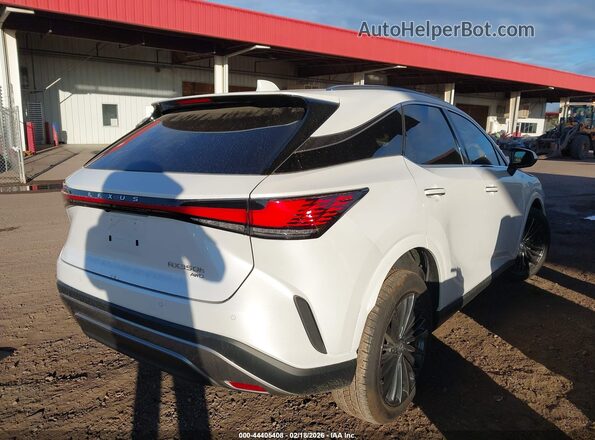 2T2BBMCA4SC084004 2025 LEXUS RX 350H Белый Задняя правая четверть