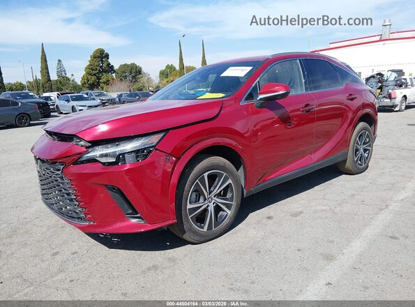 2T2BBMCA5RC042435 2024 LEXUS RX 350H Красный Передняя левая четверть