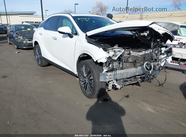 2T2BBMCA5SC068345 2025 LEXUS RX 350H Белый Передняя правая четверть