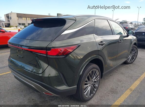 2T2BBMCA6SC104740 2025 LEXUS RX 350H Зеленый Задняя правая четверть