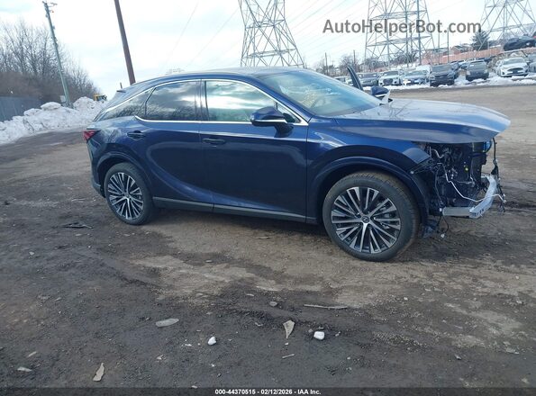 2T2BBMCA6TC111477 2026 LEXUS RX 350H Синий Передняя правая четверть