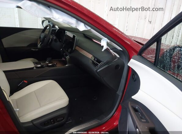 2T2BBMCA7TC111634 2026 LEXUS RX 350H Красный Вид салона спереди
