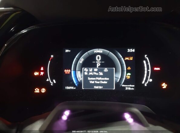 2T2BCMEA0RC017128 2024 LEXUS RX 500H Black Widok tylnych siedzeń