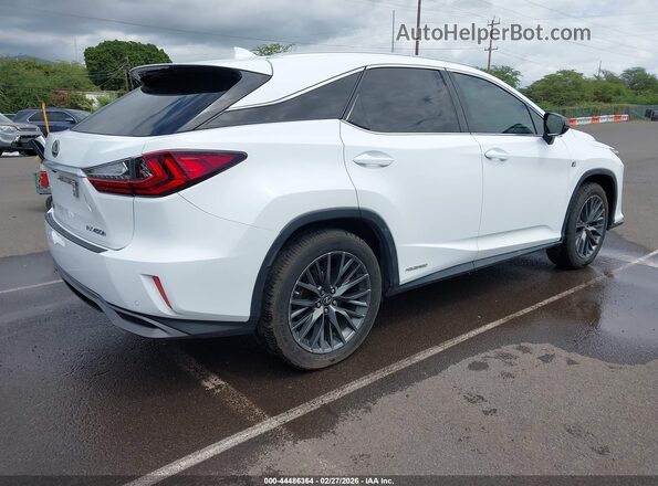 2T2BGMCA6JC022572 2018 LEXUS RX 450H Белый Задняя правая четверть