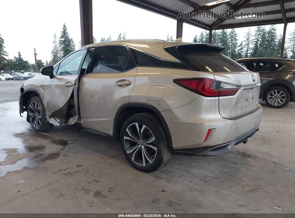 2T2BGMCA6JC028100 2018 LEXUS RX 450H Кремовый Задняя левая четверть