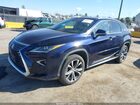 2016 Lexus Rx 450h Dark Blue vin: 2T2BGMCA7GC004056