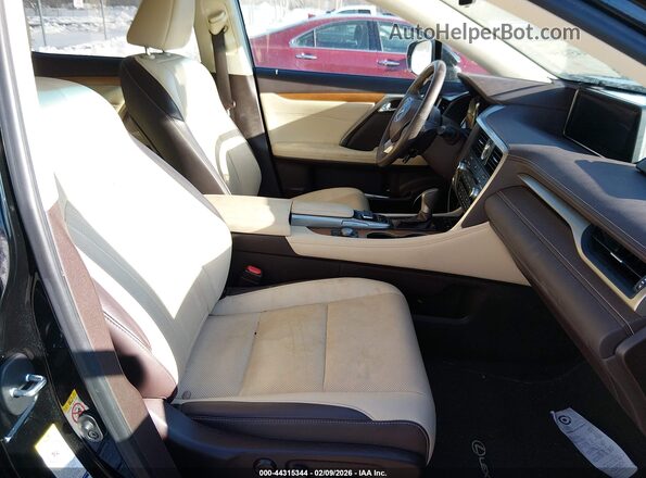 2T2BZMCA0KC190686 2019 LEXUS RX 350 Черный Вид салона спереди