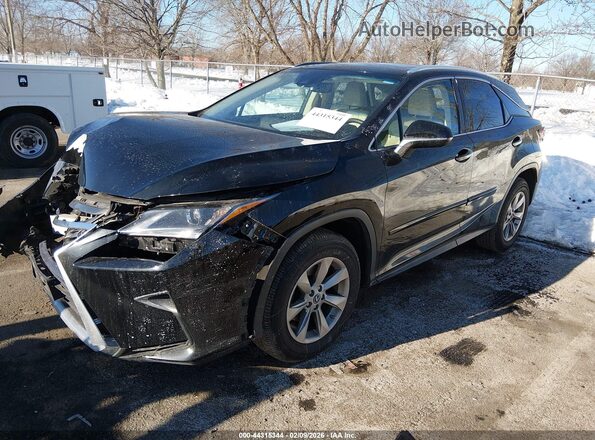 2T2BZMCA0KC190686 2019 LEXUS RX 350 Черный Передняя левая четверть