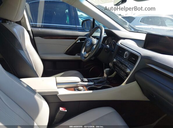 2T2BZMCA1GC012101 2016 LEXUS RX 350 Черный Вид салона спереди