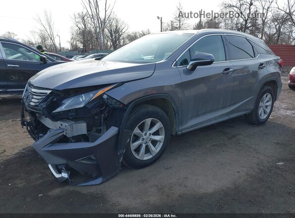 2T2BZMCA1HC059100 2017 LEXUS RX 350 Серый Передняя левая четверть