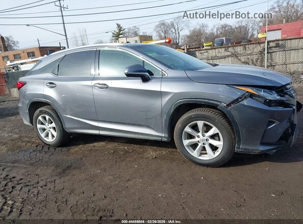 2T2BZMCA1HC059100 2017 LEXUS RX 350 Серый Вид задней части салона