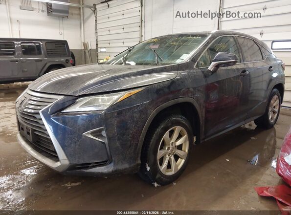 2T2BZMCA2HC126285 2017 LEXUS RX 350 Синий Передняя левая четверть
