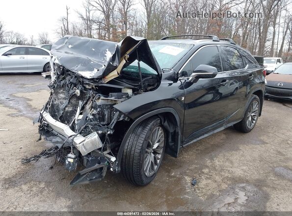 2T2BZMCA3KC168200 2019 LEXUS RX 350 Черный Передняя левая четверть
