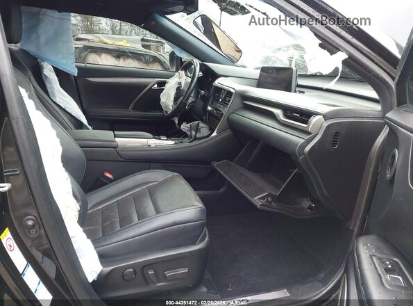 2T2BZMCA3KC168200 2019 LEXUS RX 350 Черный Вид салона спереди