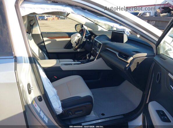 2T2BZMCA3KC206055 2019 LEXUS RX 350 Серебряный Вид салона спереди
