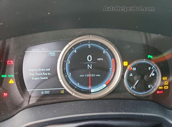 2T2BZMCA4GC048879 2016 LEXUS RX Черный Вид щитка приборов