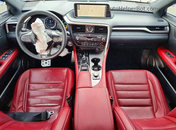 2T2BZMCA4GC048879 2016 LEXUS RX Черный Вид панели приборов