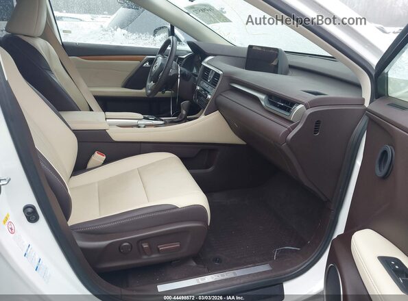 2T2BZMCA4HC131665 2017 LEXUS RX 350 White წინა სალონის ხედი