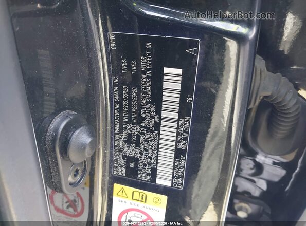 2T2BZMCA7GC053834 2016 LEXUS RX 350 Черный Вид подкапотного пространства