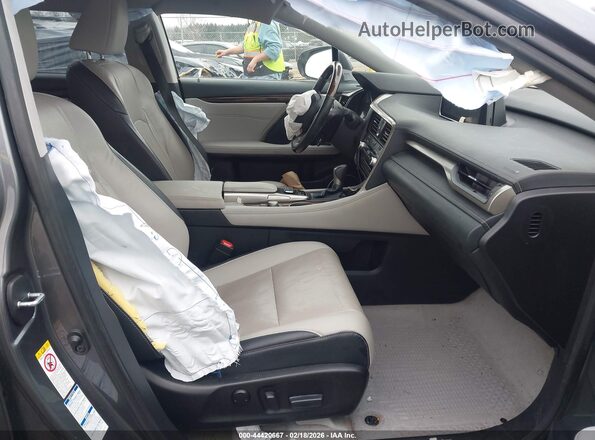 2T2BZMCA8KC207900 2019 LEXUS RX 350 Серый Вид салона спереди