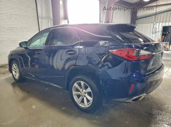 2T2BZMCA9GC016235 2016 LEXUS RX Blue Trasero izquierdo