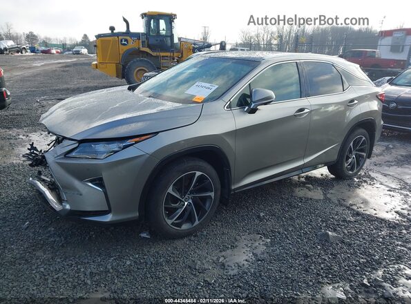 2T2BZMCA9JC153926 2018 LEXUS RX 350 Серебряный Передняя левая четверть