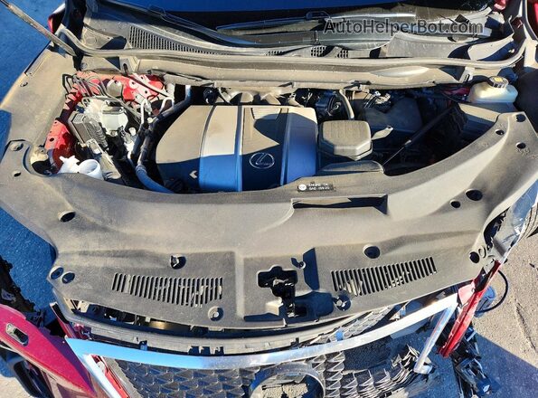 2T2BZMCA9JC155756 2018 LEXUS RX Бордовый Вид подкапотного пространства