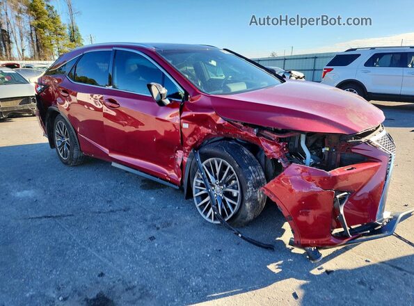 2T2BZMCA9JC155756 2018 LEXUS RX Бордовый Передняя правая четверть