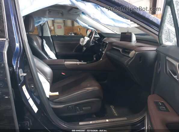 2T2BZMCAXHC082620 2017 LEXUS RX 350 Dark Blue Вид салона спереди