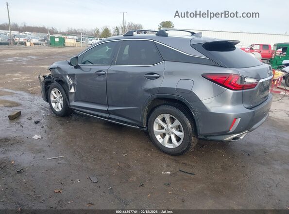 2T2BZMCAXHC105216 2017 LEXUS RX 350 Серый Задняя левая четверть