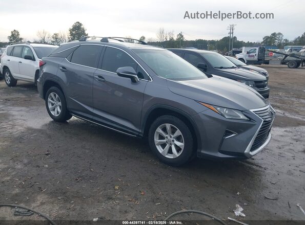 2T2BZMCAXHC105216 2017 LEXUS RX 350 Серый Передняя правая четверть