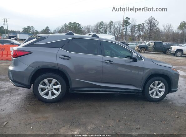 2T2BZMCAXHC105216 2017 LEXUS RX 350 Серый Вид задней части салона