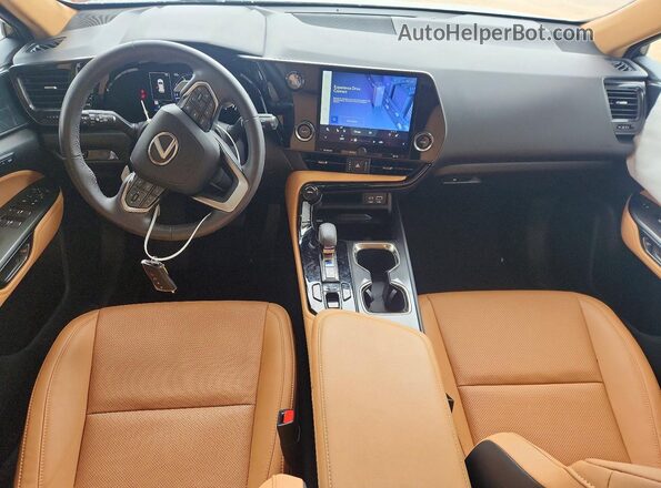 2T2GDCAZXNC001442 2022 LEXUS NX White წინა პანელის ხედი