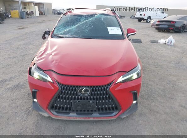 2T2GGCEZ2SC061759 2025 LEXUS NX 350 Red Вид щитка приладів