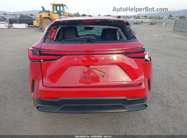 2T2GGCEZ2SC061759 2025 LEXUS NX 350 Red 