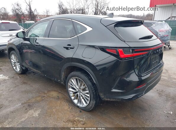 2T2GGCEZ7SC075592 2025 LEXUS NX 350 Black უკანა მარცხენა